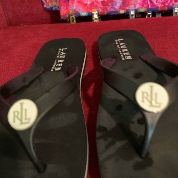 Ralph Lauren Shoes Ralph Lauren Flip Flops Black Poshmark